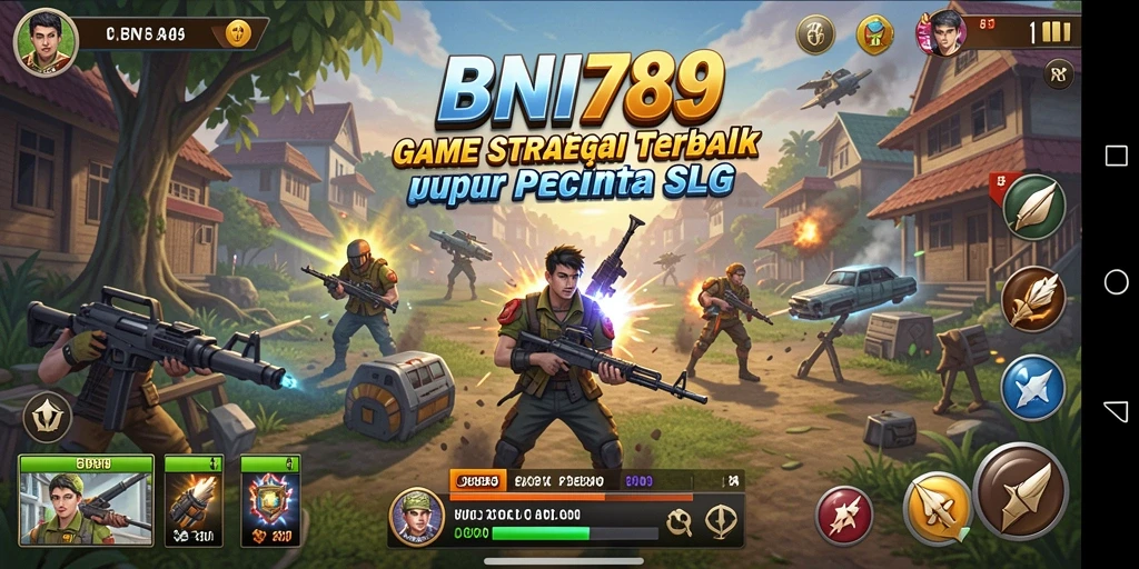Screenshot menampilkan aksi seru dan strategi dalam BNI789.
