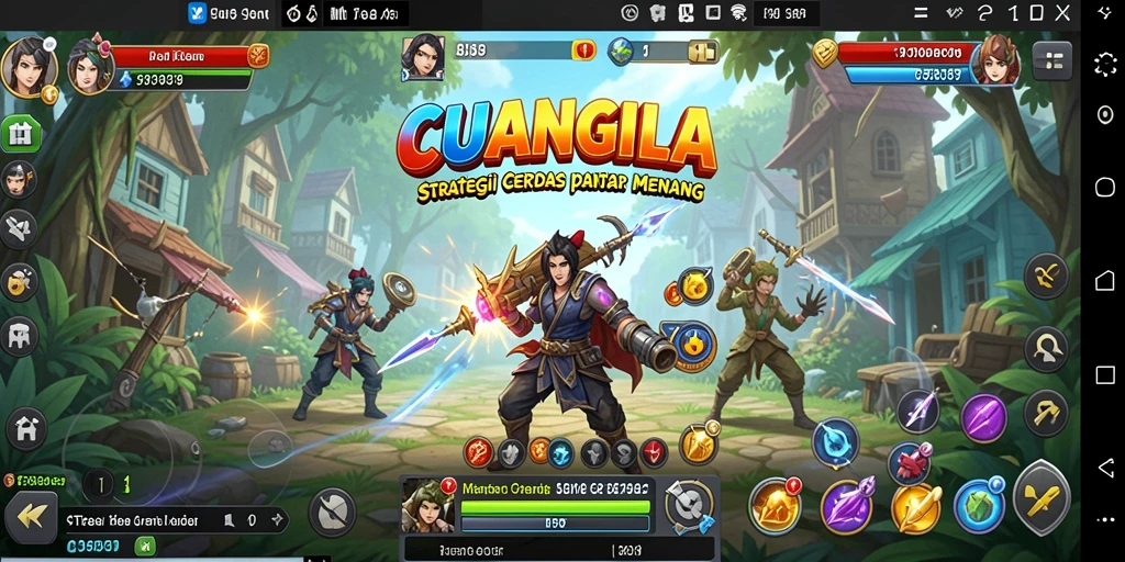 Tampilan gameplay CUANGILA yang menantang dan strategis.