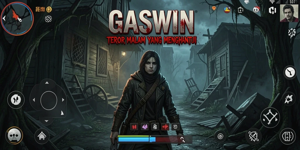 Gameplay menyeramkan GASWIN dengan suasana yang mencekam.