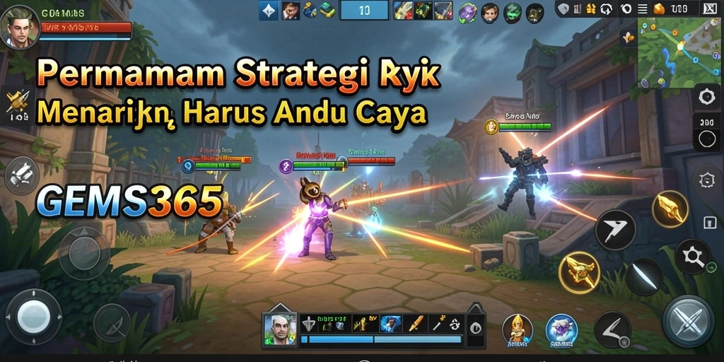 GEMS365 menampilkan gameplay strategi yang seru dan mendalam.