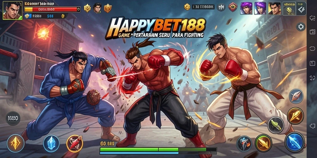 Tangkapan layar utama <strong>HAPPYBET188</strong> yang menunjukkan aksi pertarungan yang mendebarkan.