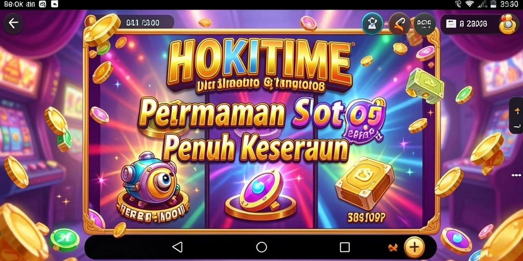 Tampilan gameplay HOKITIME yang menarik dan seru di dunia slot.