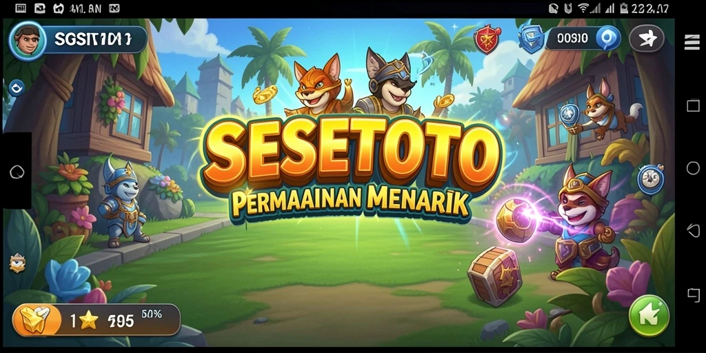 Screenshot utama SESETOTO menampilkan gameplay Simulation yang inovatif.