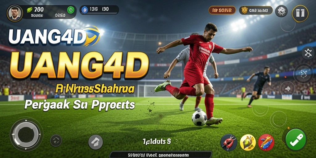 Tampilan gameplay aplikasi UANG4D menampilkan fitur olahraga menarik.