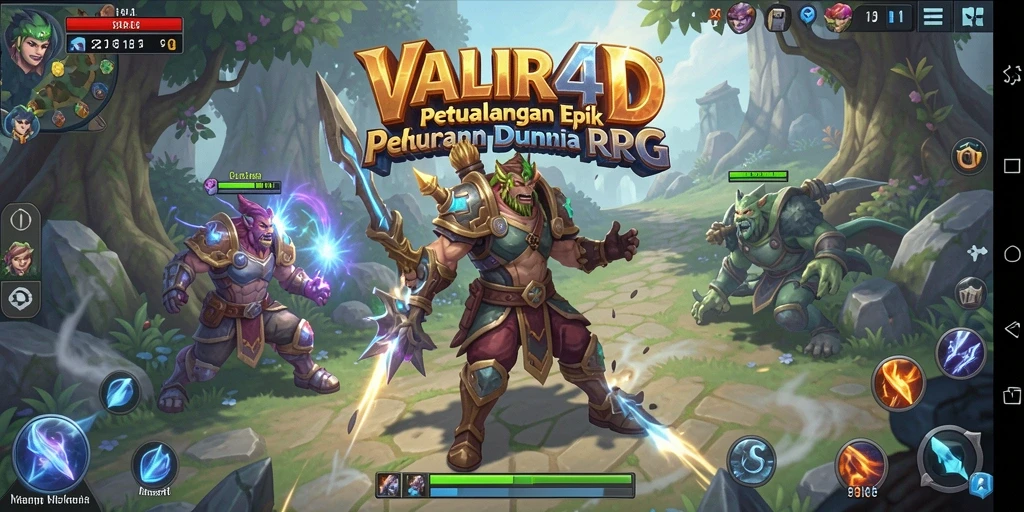 Gameplay mendebarkan di dunia fantasi VALIR4D.